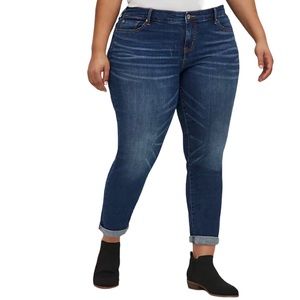 Torrid Boyfriend Straight Leg Medium Wash Women’s Denim Jeans Plus SZ 18S